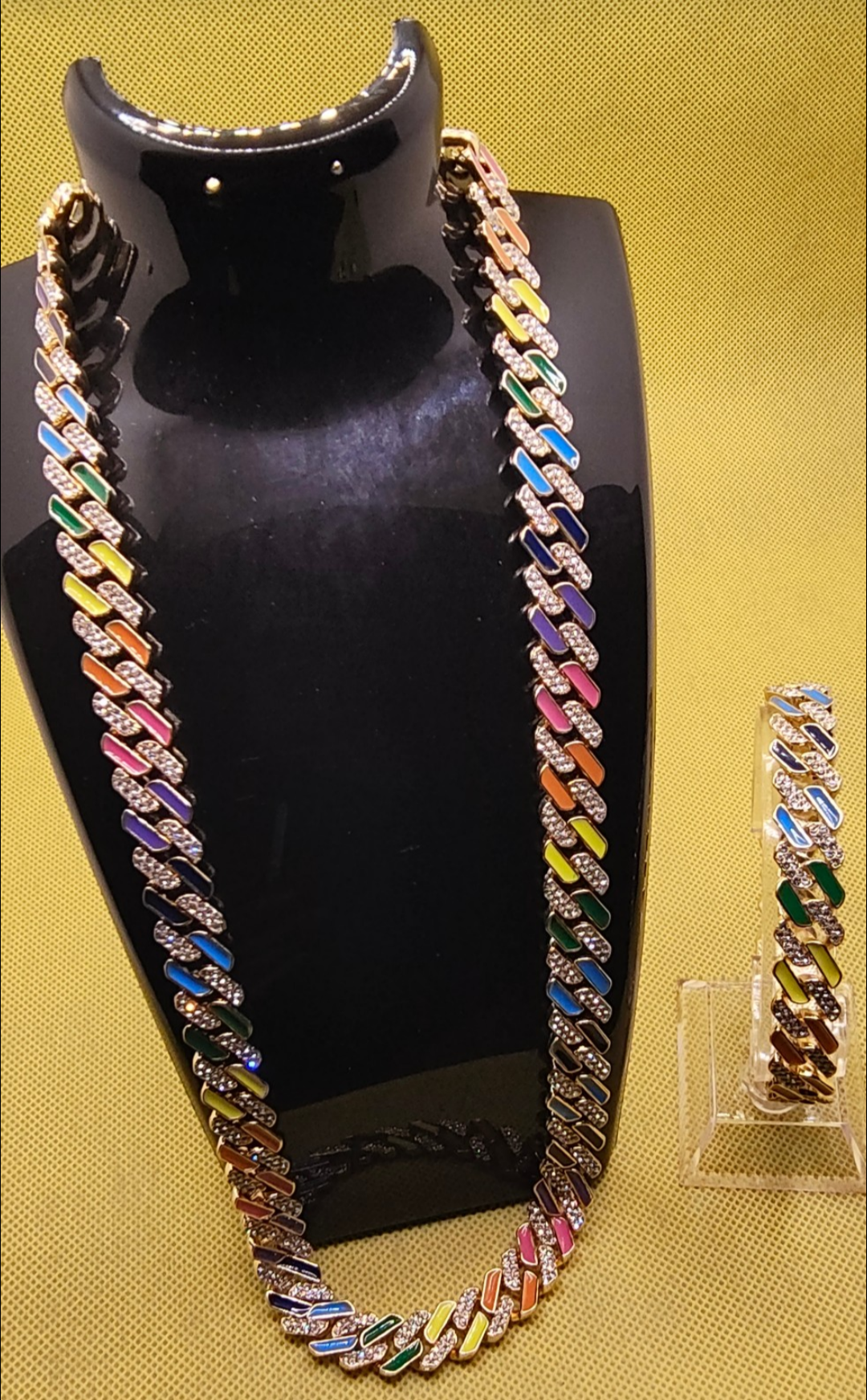 Eclectic rapper inspired jewelry set