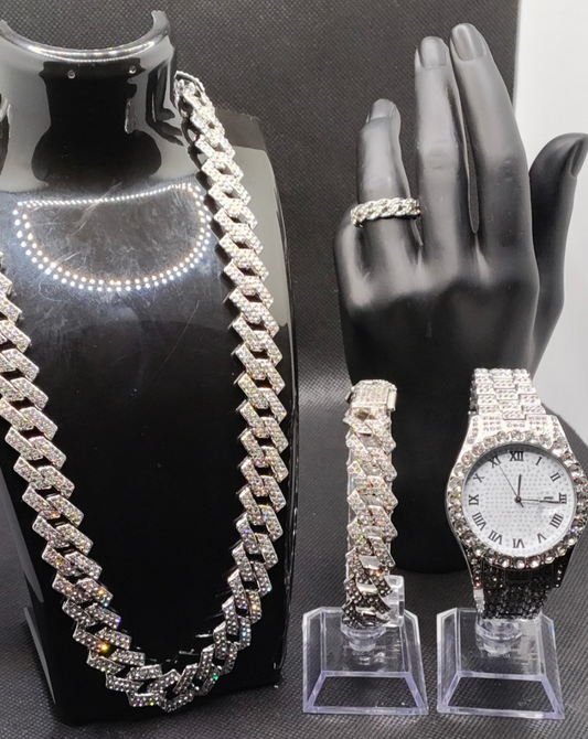 Stylish rapper inspired jewelry set