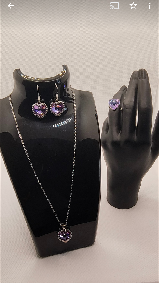 4 piece jewelry set